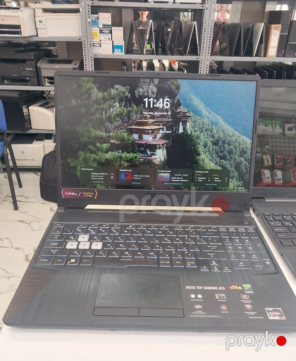 ASUS TUF Gaming A15 oyun noutbuku - Ekran: 15.6" Full HD, 144 Hz — Asus, Bakı (3)