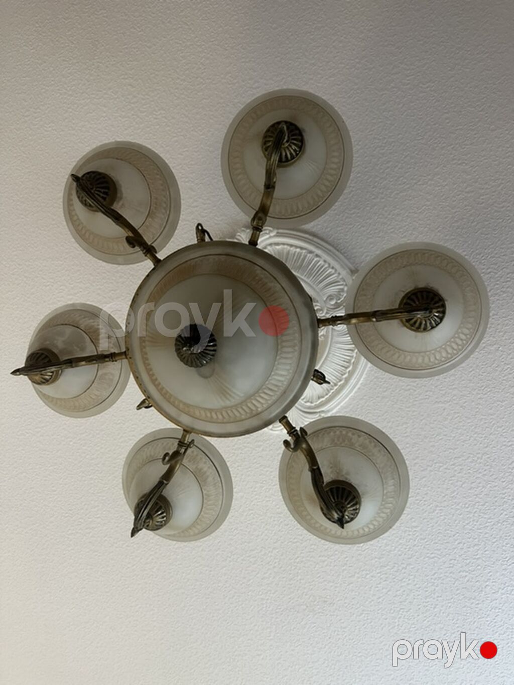 Çılçıraq, 7 lampa, Metal — Tavan is?qlar? v? cilc?raqlar, Masazır (2)
