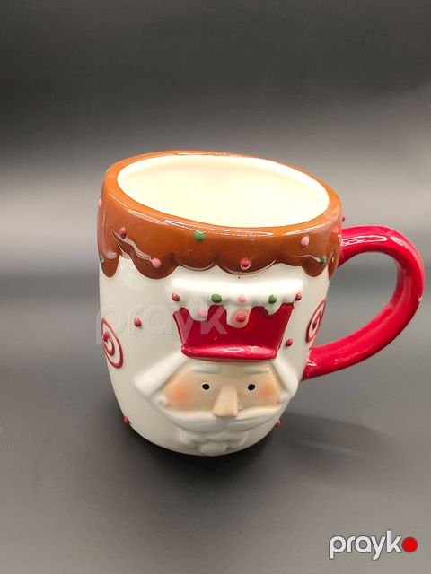 Yeni il krujkası NQ-048, farfor, 300 ml — Bakı