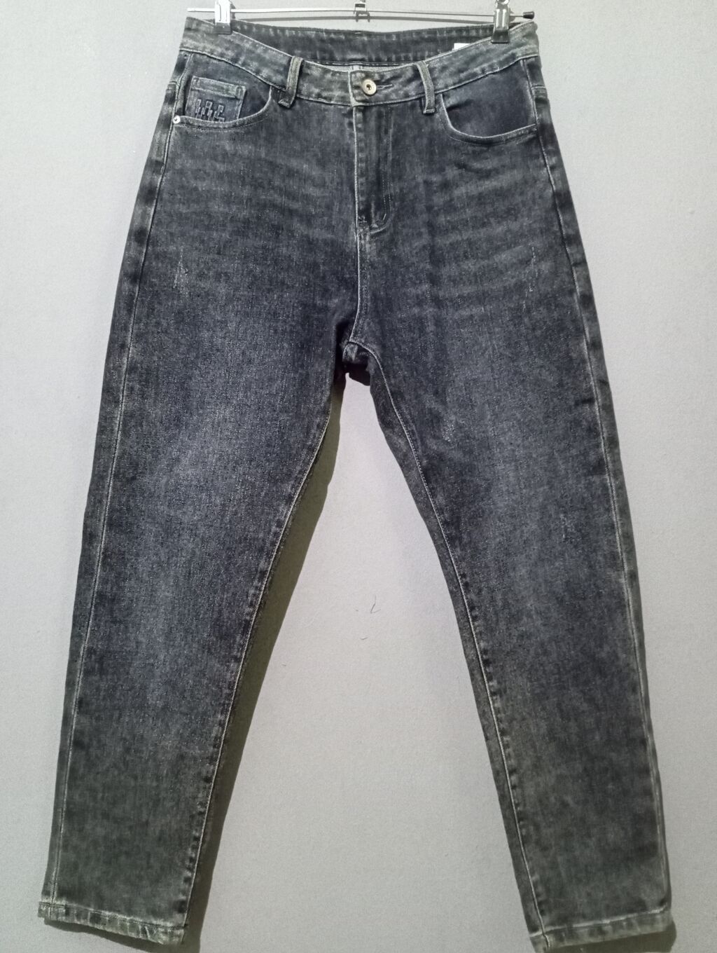 Kişi cins şalvarları - Model: Klassik və “destroyed” (cırıq detalı) — Jins, Bakı (2)