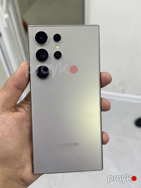 Samsung Galaxy S24 Ultra, rəng - Gümüşü, Simsiz şarj — Gəncə