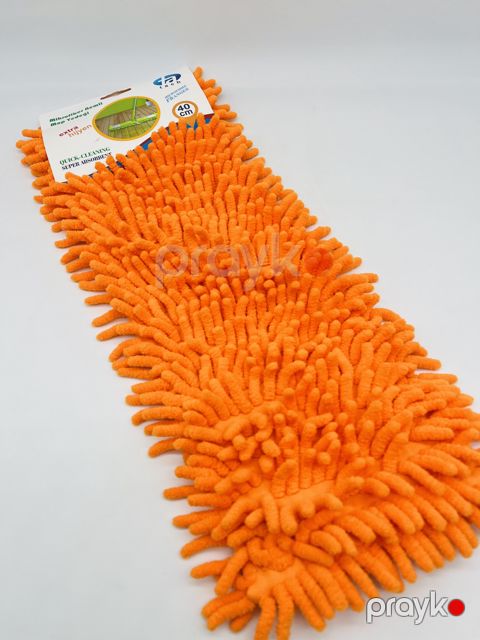 Lif süpürgə üçün əski-taxma T-320, mikrofibra, narıncı, 40 sm — Bakı