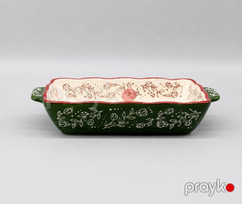 Bişirmə üçün qab 6921-3588, keramika, yaşıl — Bakı