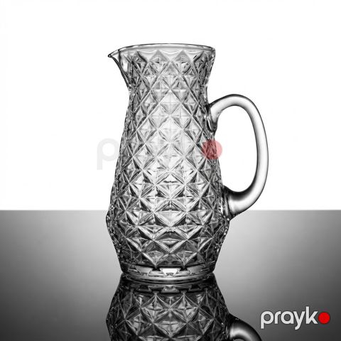 Qrafin 6488, şüşə, şəffaf, 2000 ml — Bakı