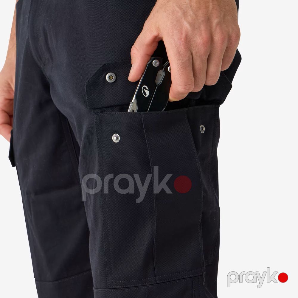 Kişilər üçün karqo şalvar Decathlon 8758549, qara, pambıq, ölçü 4XL — Mallar, Bakı (3)