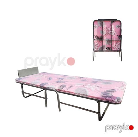 Raskladuşka Art_tek_yataq 150, polad/parça, 180x75x3 sm, boz — Bakı