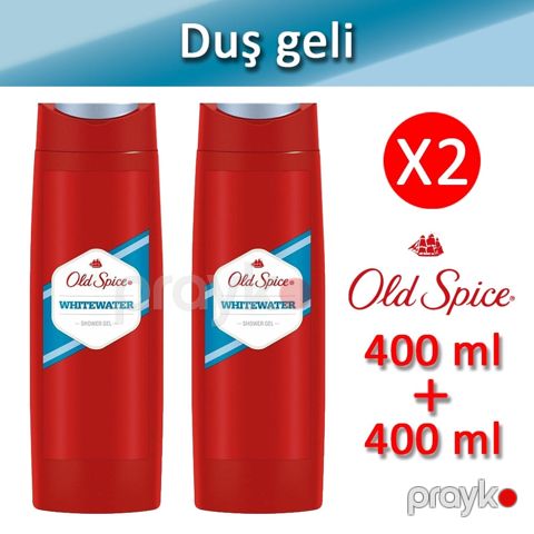 Duş üçün gel Old Spice WhiteWater, 400 ml, 2 əd — Bakı