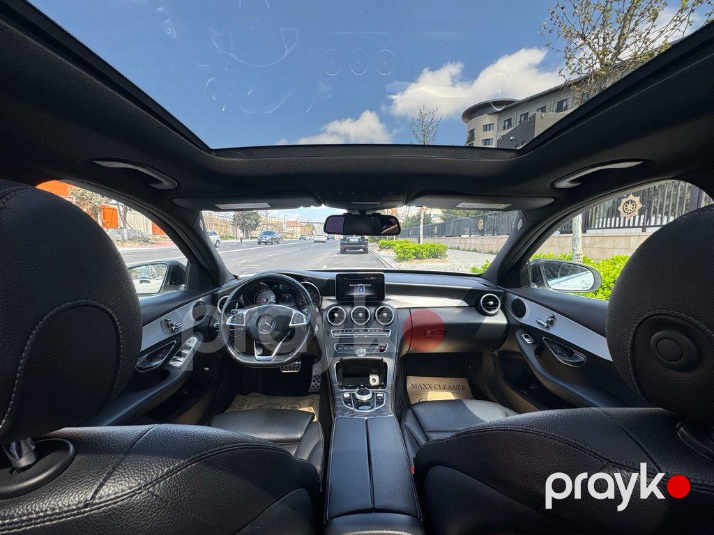 Mercedes C 300, 2.0 L, 2018 il, 152 000 km — Avtomobillər, Bakı (12)