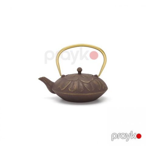 Dəmləmə çaydanı Kunmıng, 1.3 l, 1 əd, çuqun, paslanmayan polad, süzgəcli, bənövşəyi - 153051 — Bakı