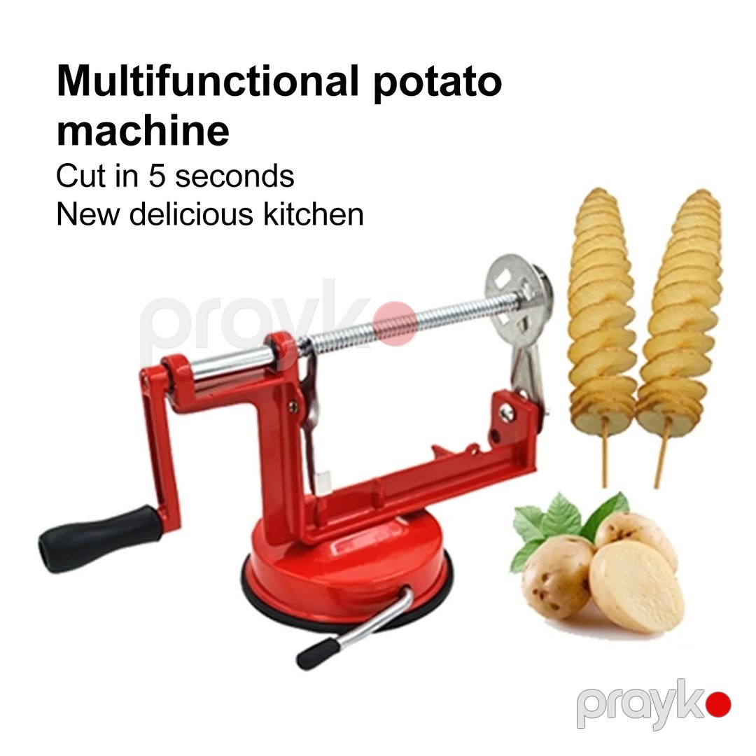 Tərəvəz kəsici Spiral Potato Slicer B43, qırmızı — Mallar, Bakı (2)