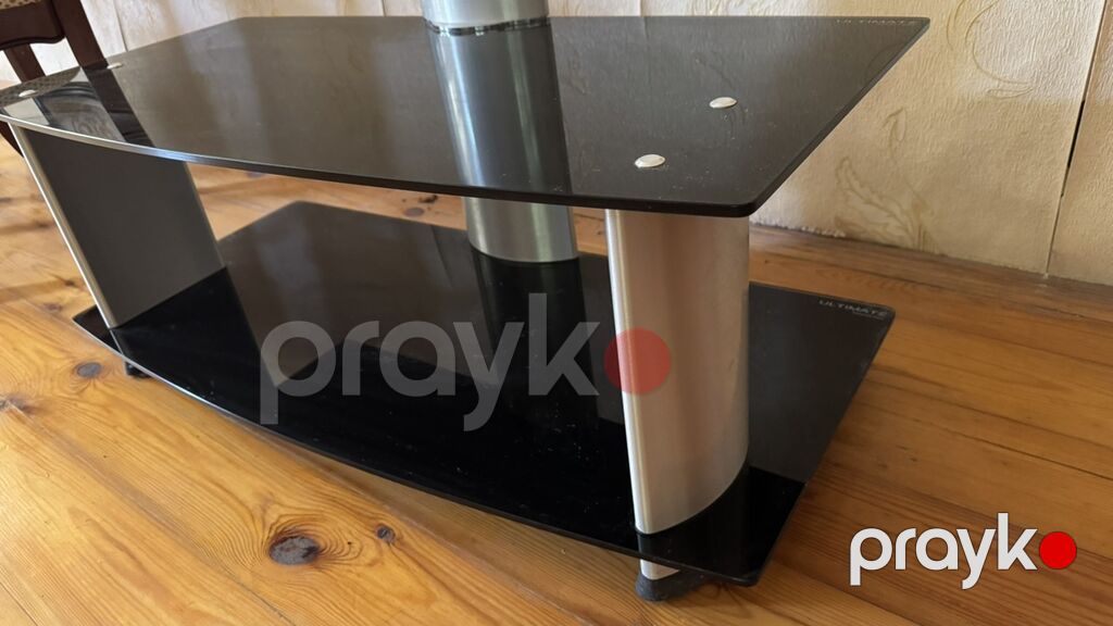 Ultımate Tempered Glass TV stendi və montajlı dayağı - Brend/seriya — Televizor altlıqları və standlar, Mehdiabad (5)