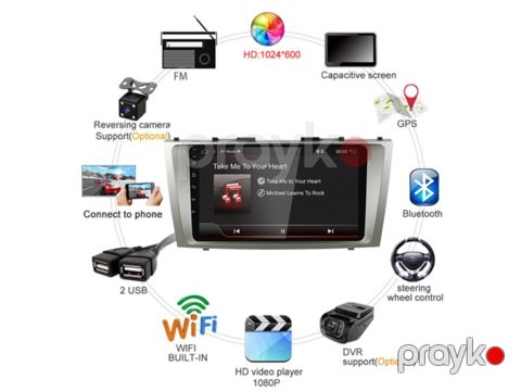 "Toyota Camry 2006, 2007, 2008, 2009, 2010, 2011" üçün android monitor — Bakı