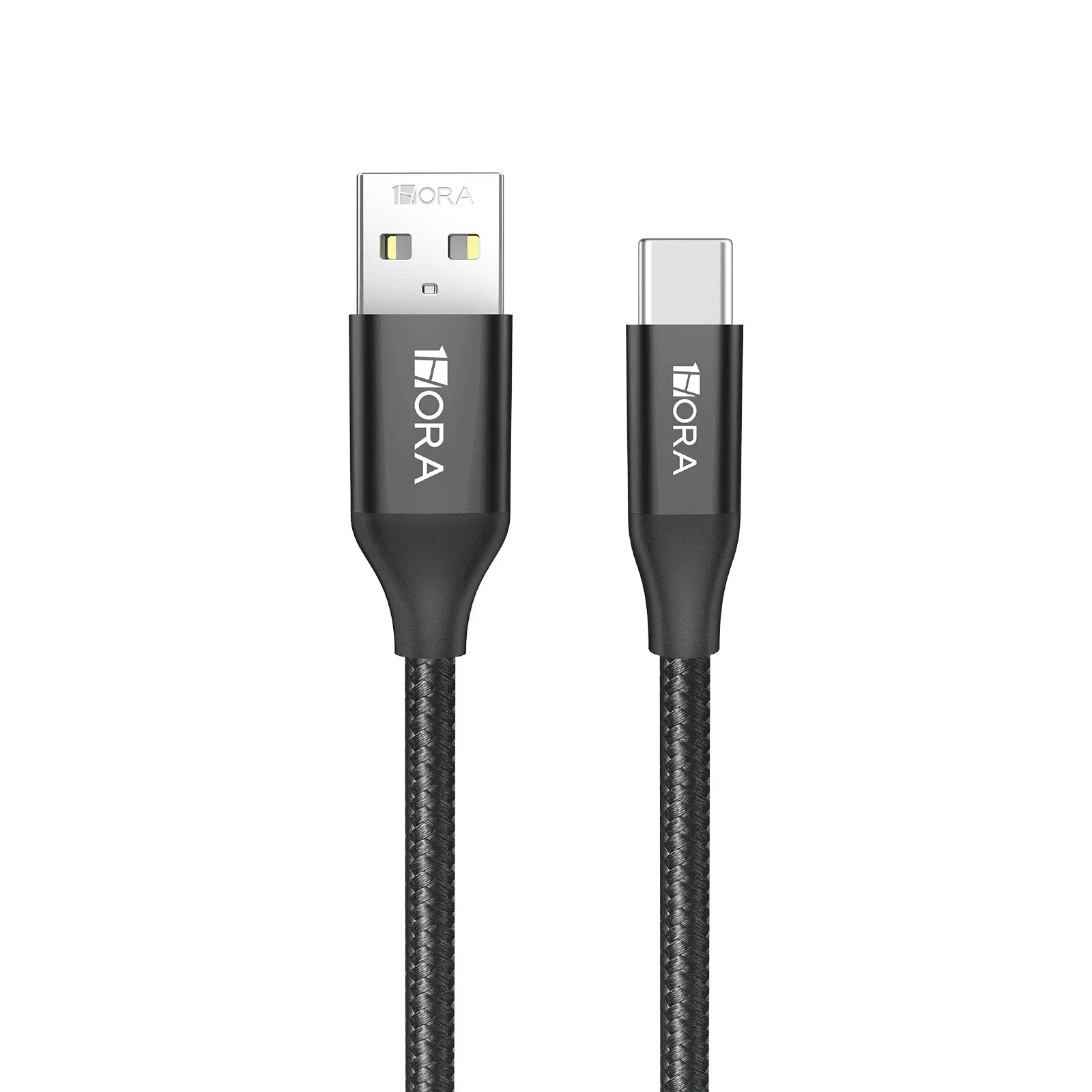 Kabel 1HORA USB to Type C 2.4A 1M CAB249 Black — Bakı
