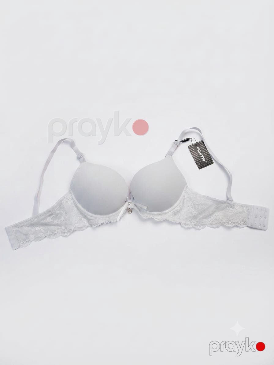 Büsthalter dolğulu, ağ, satin, ölçü 80B — Mallar, Bakı (2)