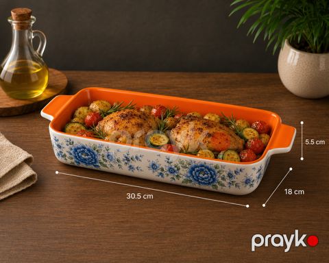 Gül Naxışlı Soba Qabı — Bakı