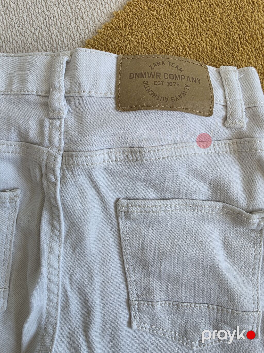 Zara Kids ağ rəngli cins şalvar - Model: Regular - Ölçü: 2–3 yaş (98 — Uşaq geyimi, Bakı (4)