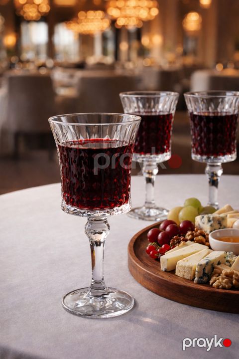 Şərab badə dəsti TG64A, 6-lı, ayaqlı — Bakı