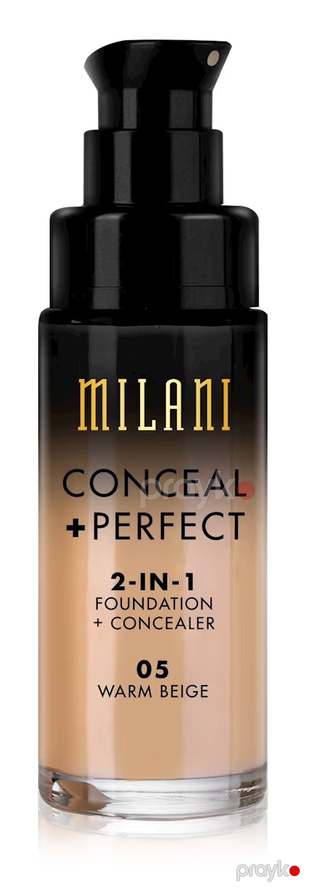 Tonal krem Milani 2-si 1-də Foundation + Concealer 05 Warm Beige 30 ml — Mallar, Bakı (2)