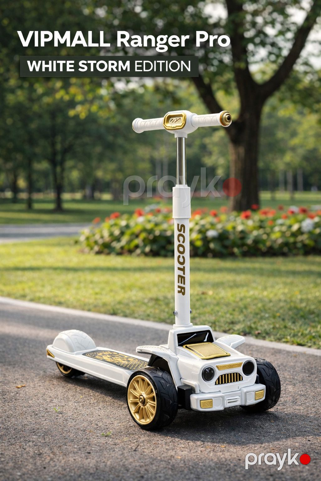 Uşaq samokatı Ranger Pro White — Mallar, Bakı (2)