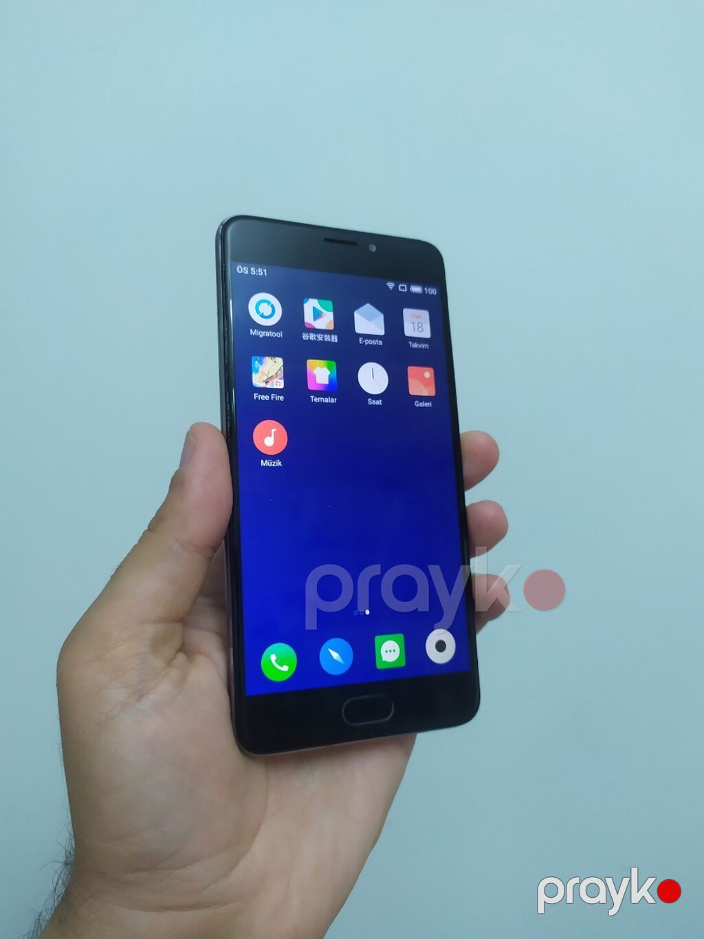 Meizu M5 Note (gri rəng) — barmaq izi oxuyuculu smartfon,ünvan — Digər smartfonlar, Masazır (3)