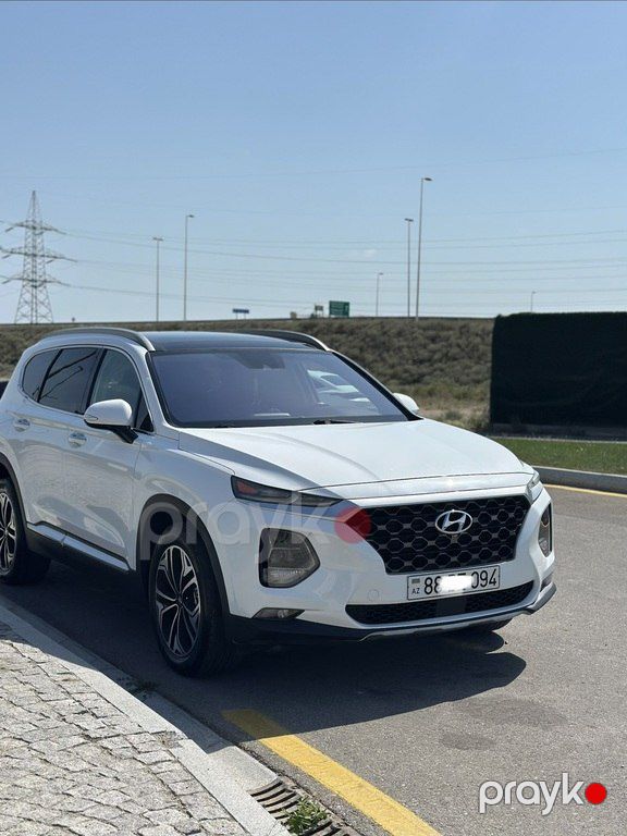 Hyundai Santa Fe, 2.0 L, 2018 il, 130 000 km — Avtomobillər, Bakı (3)