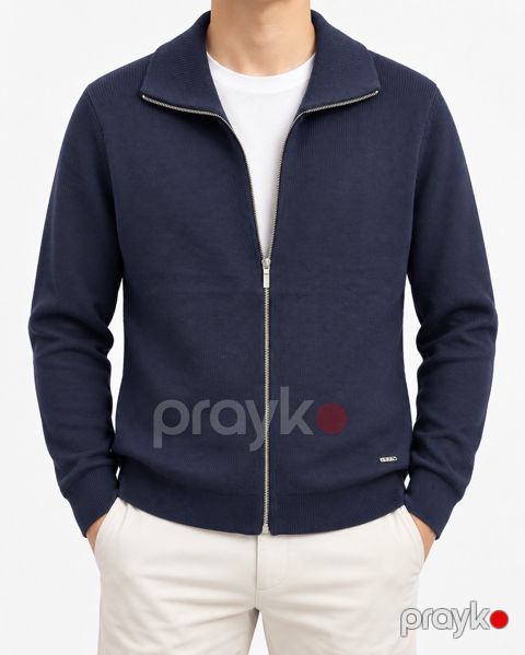 Kişilər üçün kardiqan, göy, pambıqtrikotaj, ölçü 3XL — Bakı