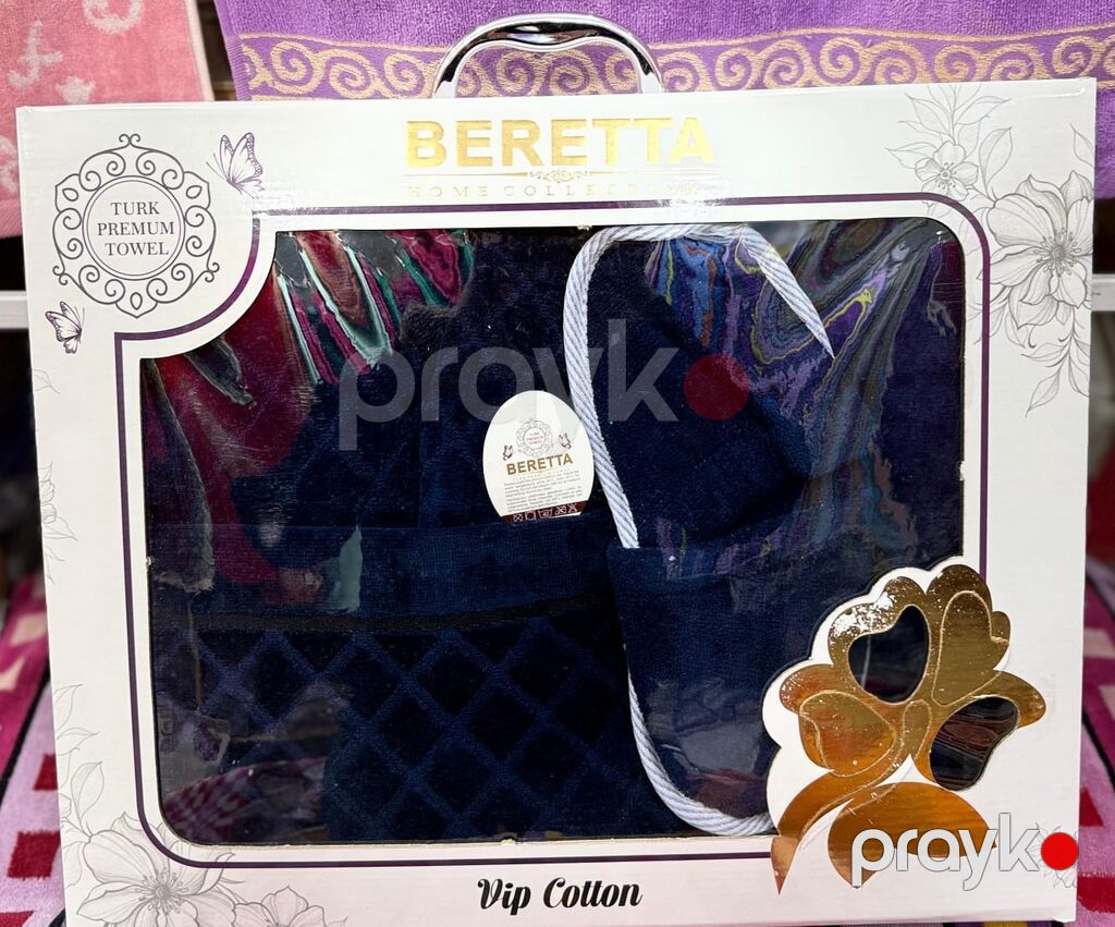 Beretta Premium Hamam Xalatı Dəsti (Vip Cotton) Qiymət: 79 yox — Digər, Güzdək (5)