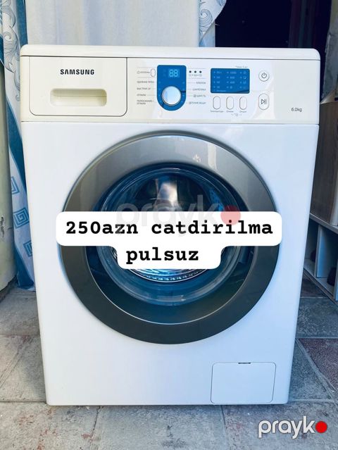 Samsung paltaryuyan maşın – ön yükləməli, 6 kq tutum. Xüsusiyyətlər — Bakı