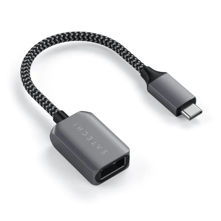 HUB Satechi Aluminum Usb-c to USB 3.0 Adapter Space Gray — Mallar, Bakı (2)
