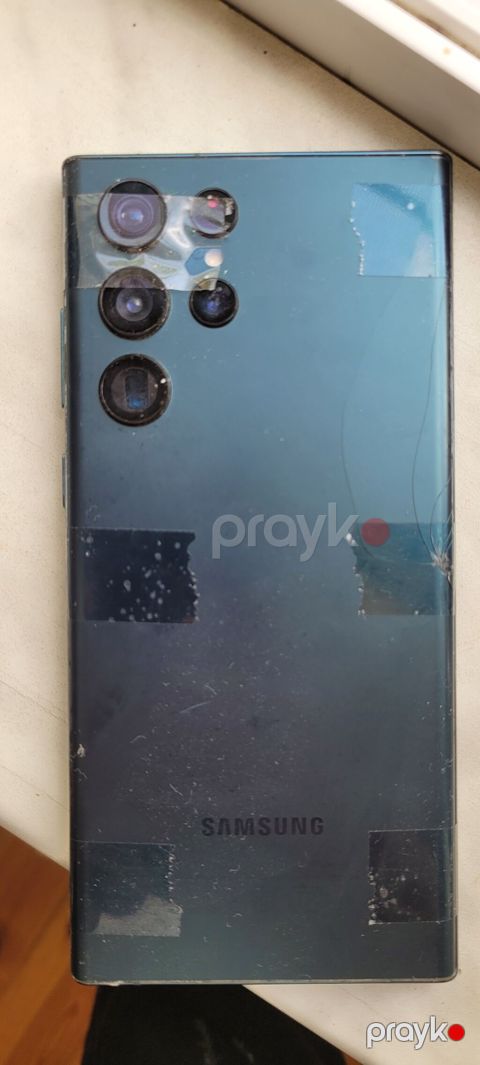 Samsung Galaxy S22 Ultra, rəng - Mavi, Simsiz şarj — Bakı