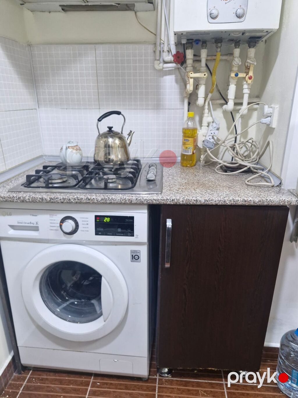Mətbəx mebeli dəsti – L formalı, üst-alt dolablı - Üst şkaflar — Mətbəx mobilyası, Bakı (4)