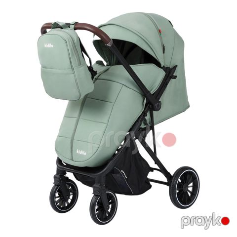 Uşaq arabası Kidilo 952512_RB, 0 ay+, çantalı, açıq yaşıl - 952512_RB — Bakı