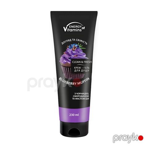 Düş üçün krem-gel Energy of Vitamins Blueberry Muffin, 230 ml — Bakı