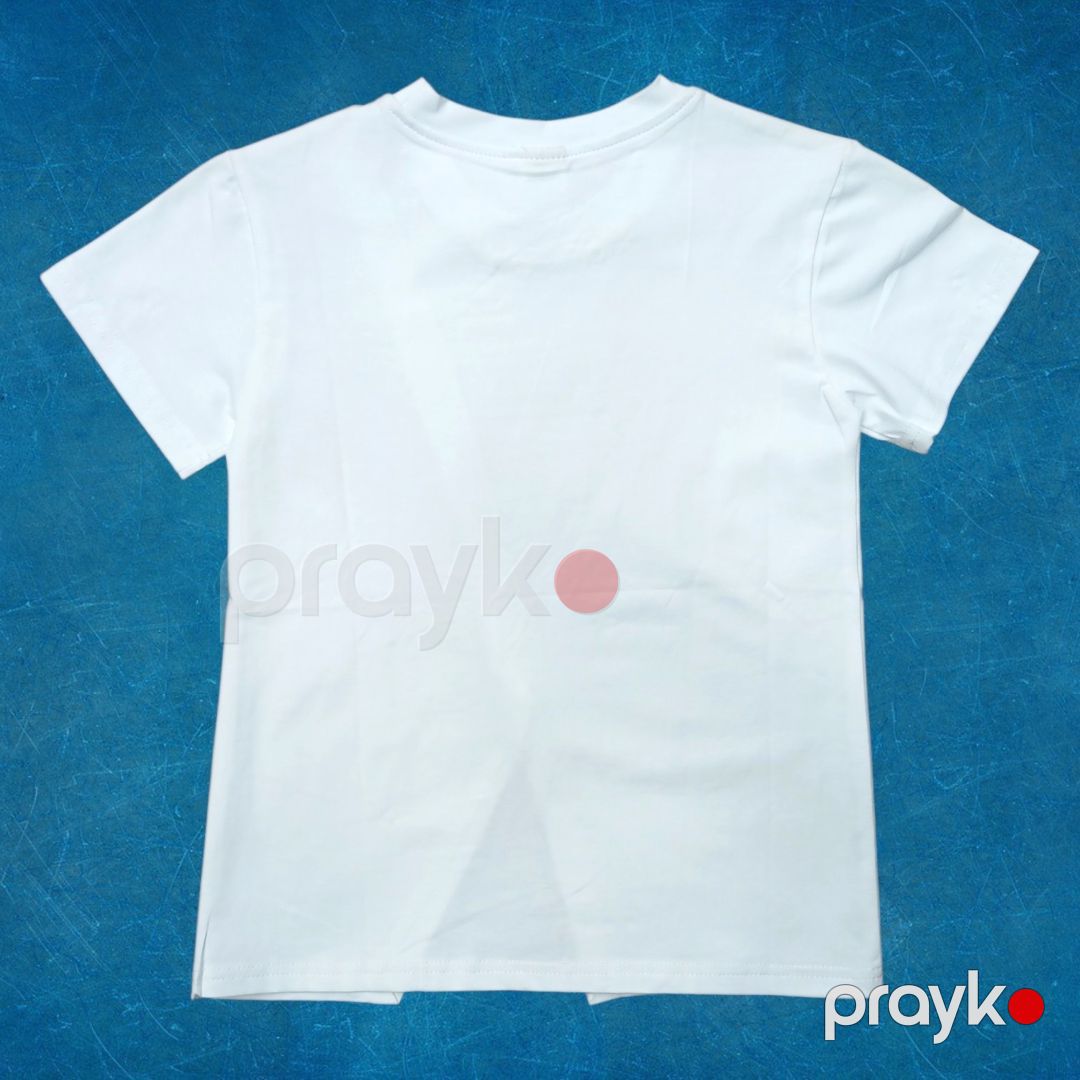 Qızlar üçün futbolka 2383498, ağ, pambıq, ölçü 6-7 yaş — Mallar, Bakı (2)