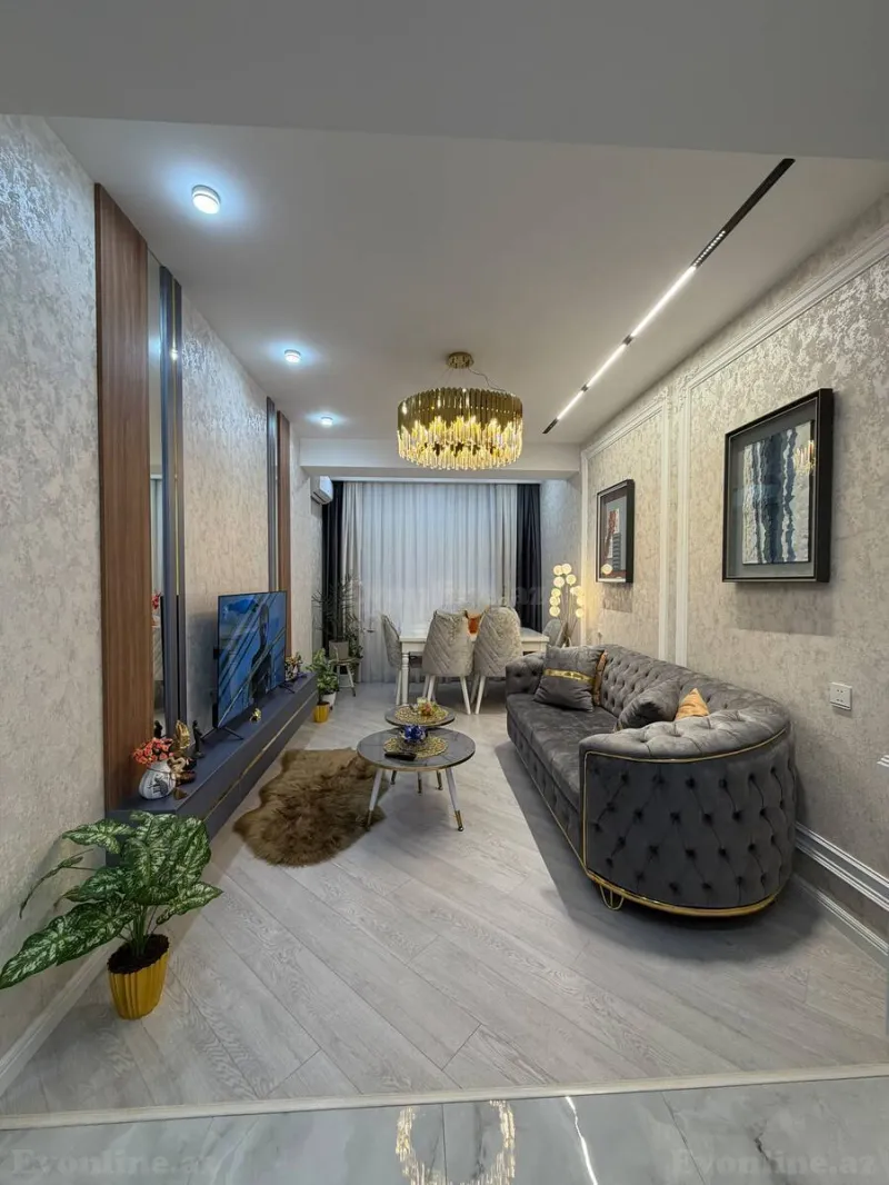 Satılır 2 otaqlı Mənzil Yeni tikili 55 m² Bakı, Binəqədi r., Dərnəgül m., 7-ci mikrorayon — Mənzil, Bakı (2)