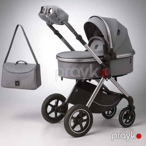 Uşaq arabası Kidilo BabyMove VP_H2X, boz — Bakı