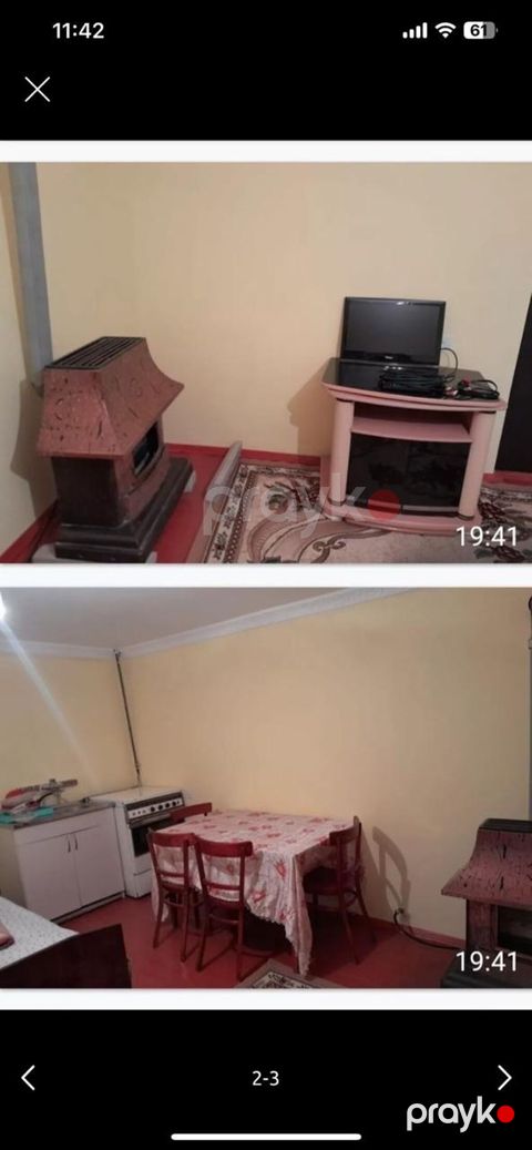 Sarayda yol kenarinda posta yaxin bir otaqli esyali heyet evi kiraye — Bakı