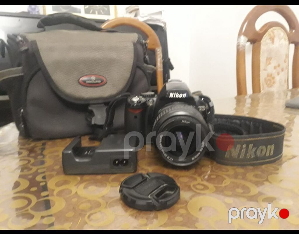 Nikon D40 Dslr fotoaparat dəsti Sumka adapter bir yerdə 70 azn — Fotoaparat, Saray (2)