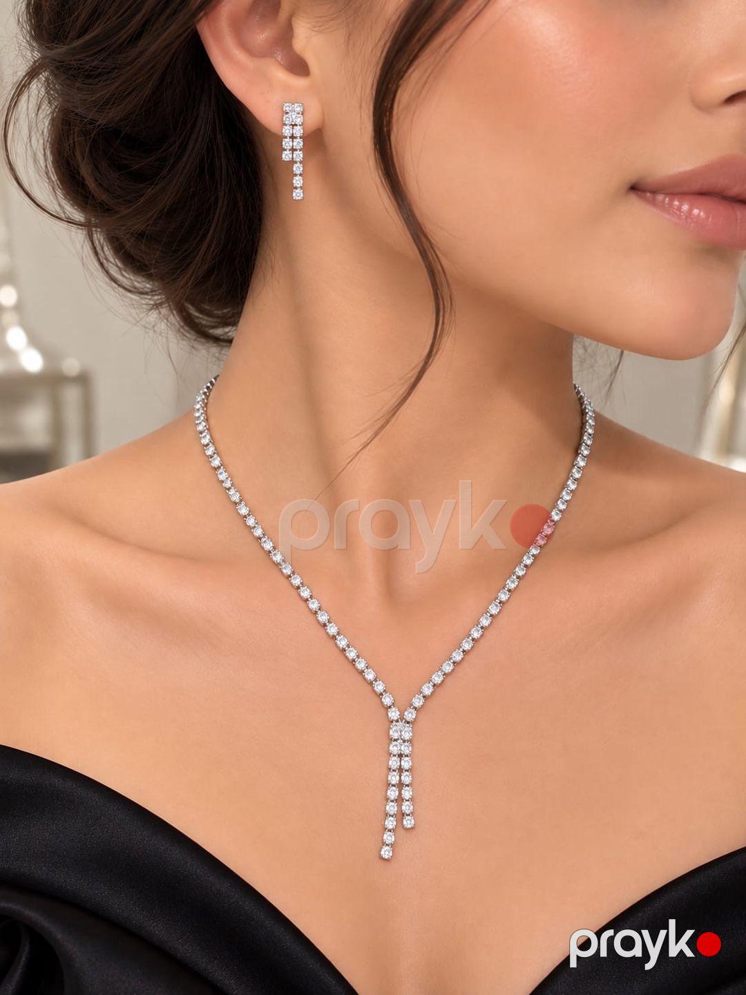 Bijuteriya dəsti boyunbağı və sırğa 2786625 — Mallar, Bakı (2)