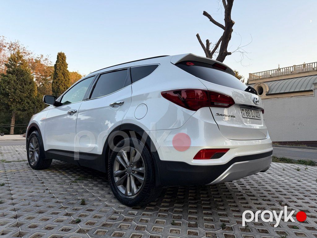 Hyundai Santa Fe, 2.0 L, 2017 il, 100 500 km — Avtomobillər, Bakı (8)