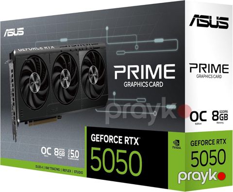ASUS Prime GeForce RTX 5050 Video Kart 8GB GDDR6 — Bakı