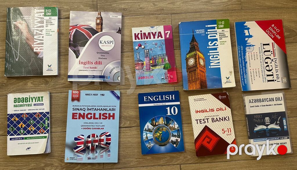 Test toplulari ve derslikler. Elaqe ucun mesaj bölmesine yazin — Kitablar, Bakı (6)