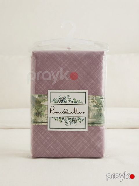 Yataq dəsti Pima Cotton, İkinəfərlik Avro mələfə ilə, Pambıq/Poliester, mələfə 240x260 sm, yastıq üzü 50x70 sm/2 əd, yorğan üzü daxil deyil — Bakı