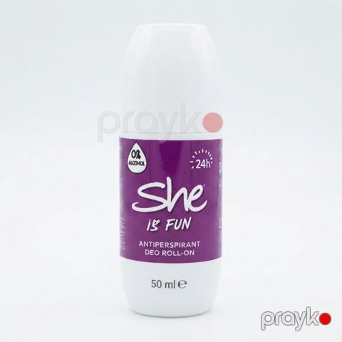 Dezodorant-antiperspirant She is Fun, Qadınlar üçün, 50 ml — Bakı