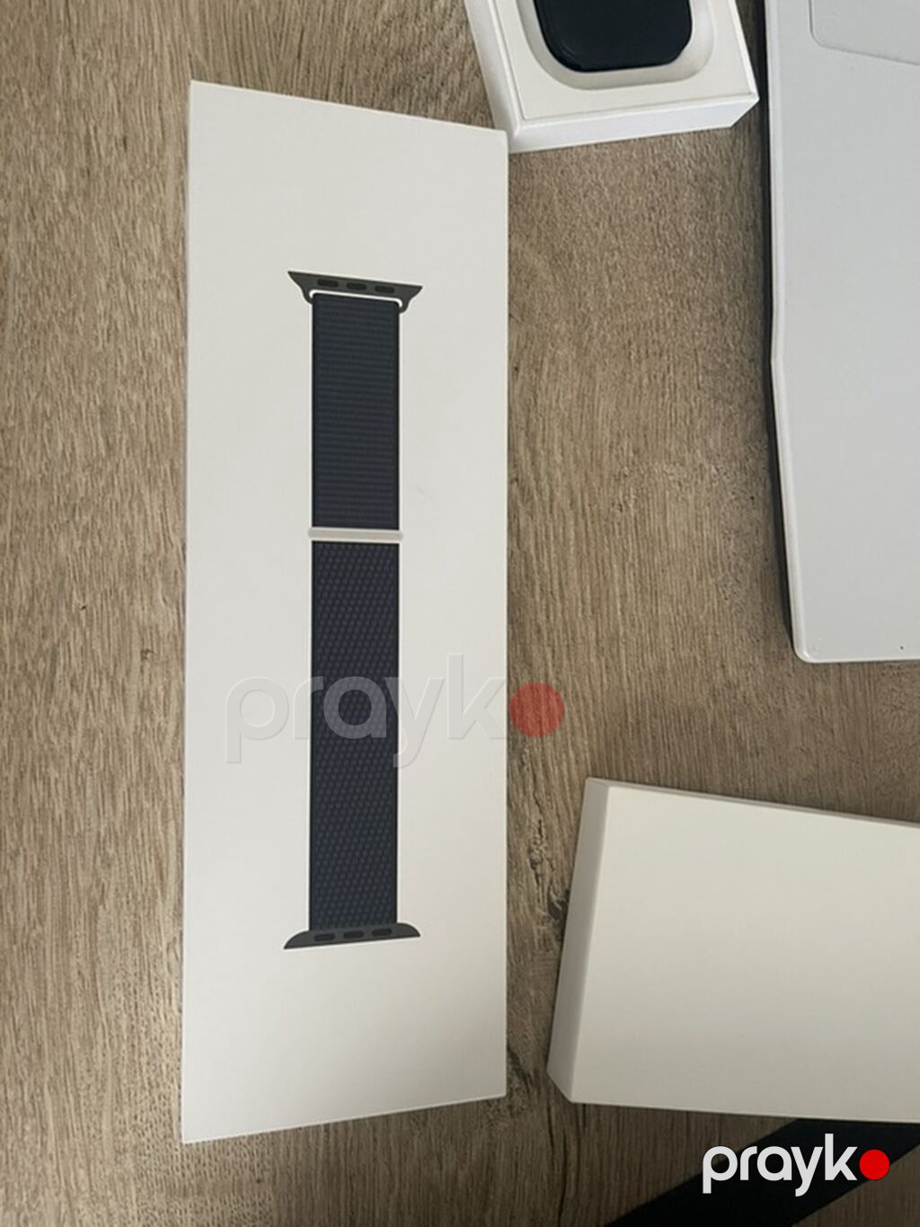 Apple Watch (alüminium qara korpus) + qara toxuma Loop kəmər — Ağıllı saatlar, Bakı (5)