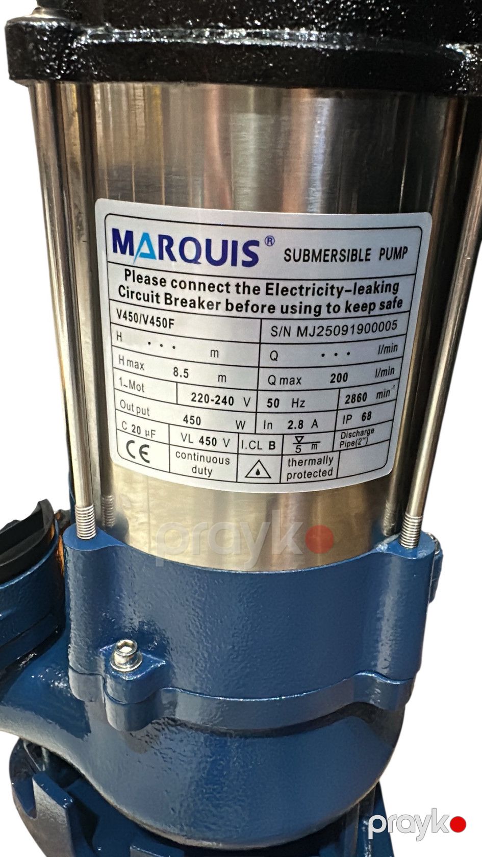 Drenaj nasosu Marquis V450F 450 W — Mallar, Bakı (2)