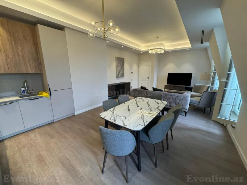 Kirayə verilir 3 otaqlı Mənzil Yeni tikili 115 m² Bakı, Xətai r., Ağ şəhər — Mənzil, Bakı (6)