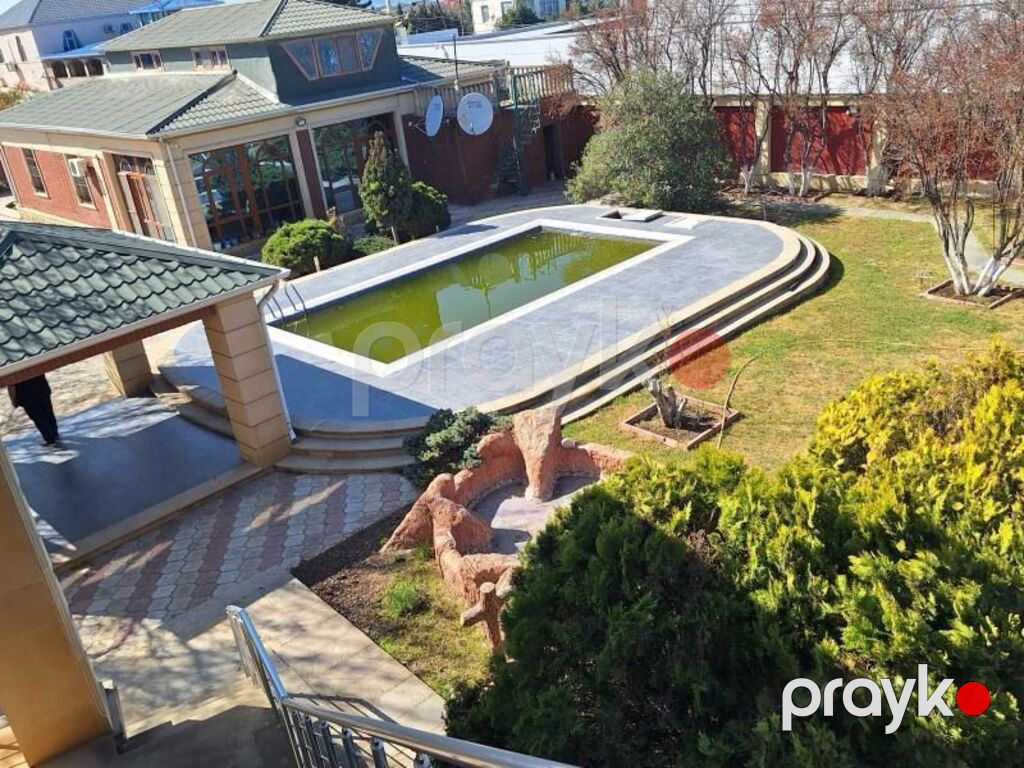 Satılır 8 otaqlı həyət evi/bağ evi 300 m² — Ev, villa, Bakı (4)