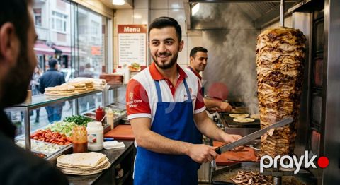 Gənclik metrosunun çıxışında yerləşən Şaurma Məkanına dönərçi tələb — Bakı