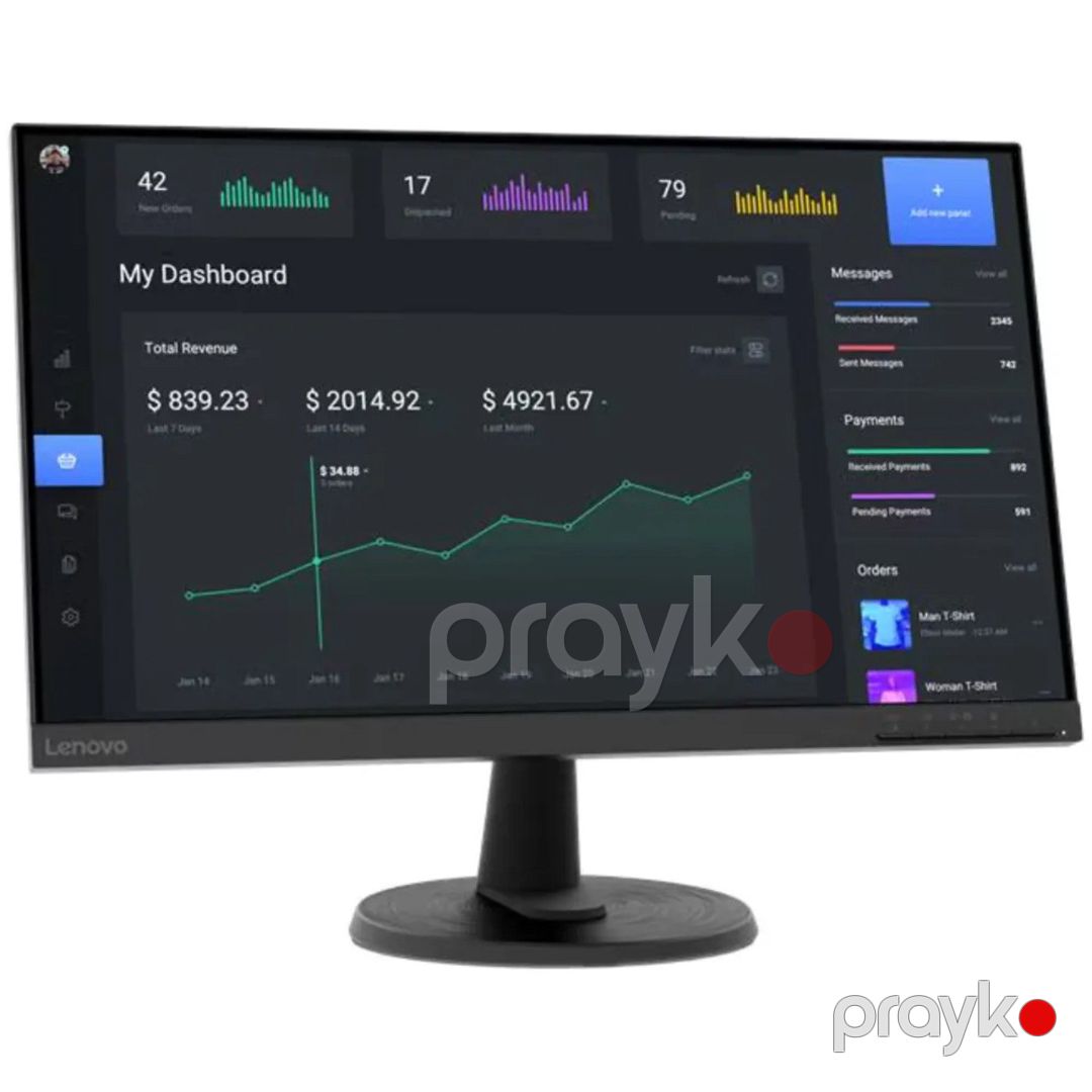 Monitor Lenovo ThinkVision C24-40 (63DCKAT6EU) — Kompüterlər və noutbuklar, Bakı (2)